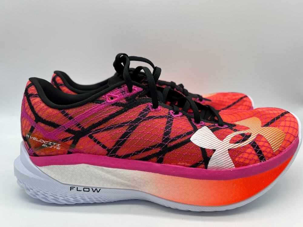 Under Armour Flow Velociti Elite 2 Running Shoes 3027205-002 Men Size 10.5